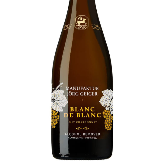 Blanc de Blanc Chardonnay von Manufaktur Jörg Geiger 0,75l alkoholfrei < 0,5%